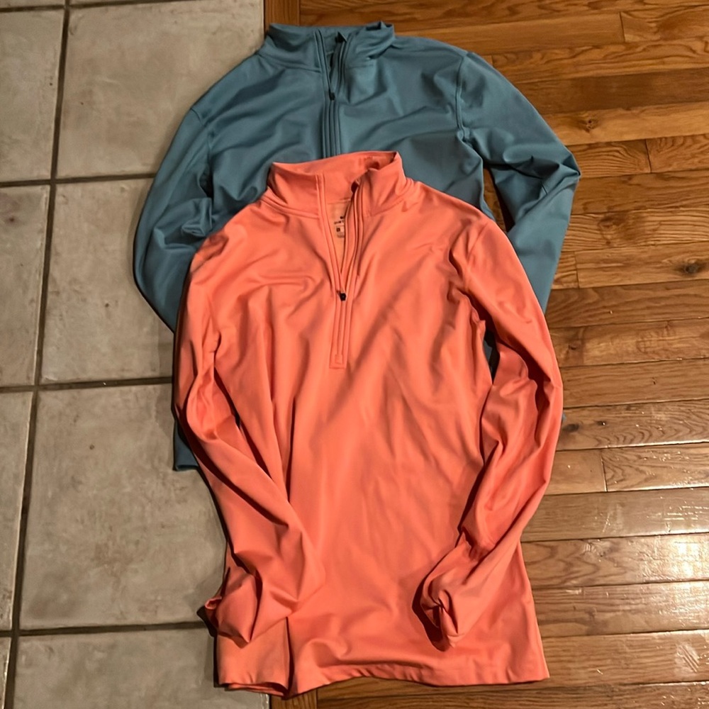 Women’s Nike dri-fit half zips